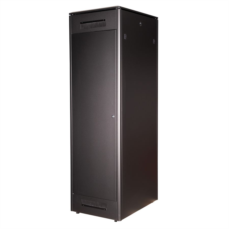 ROLINE 19" Baie réseau Pro 47U, 600x800 LxP Porte verre noir