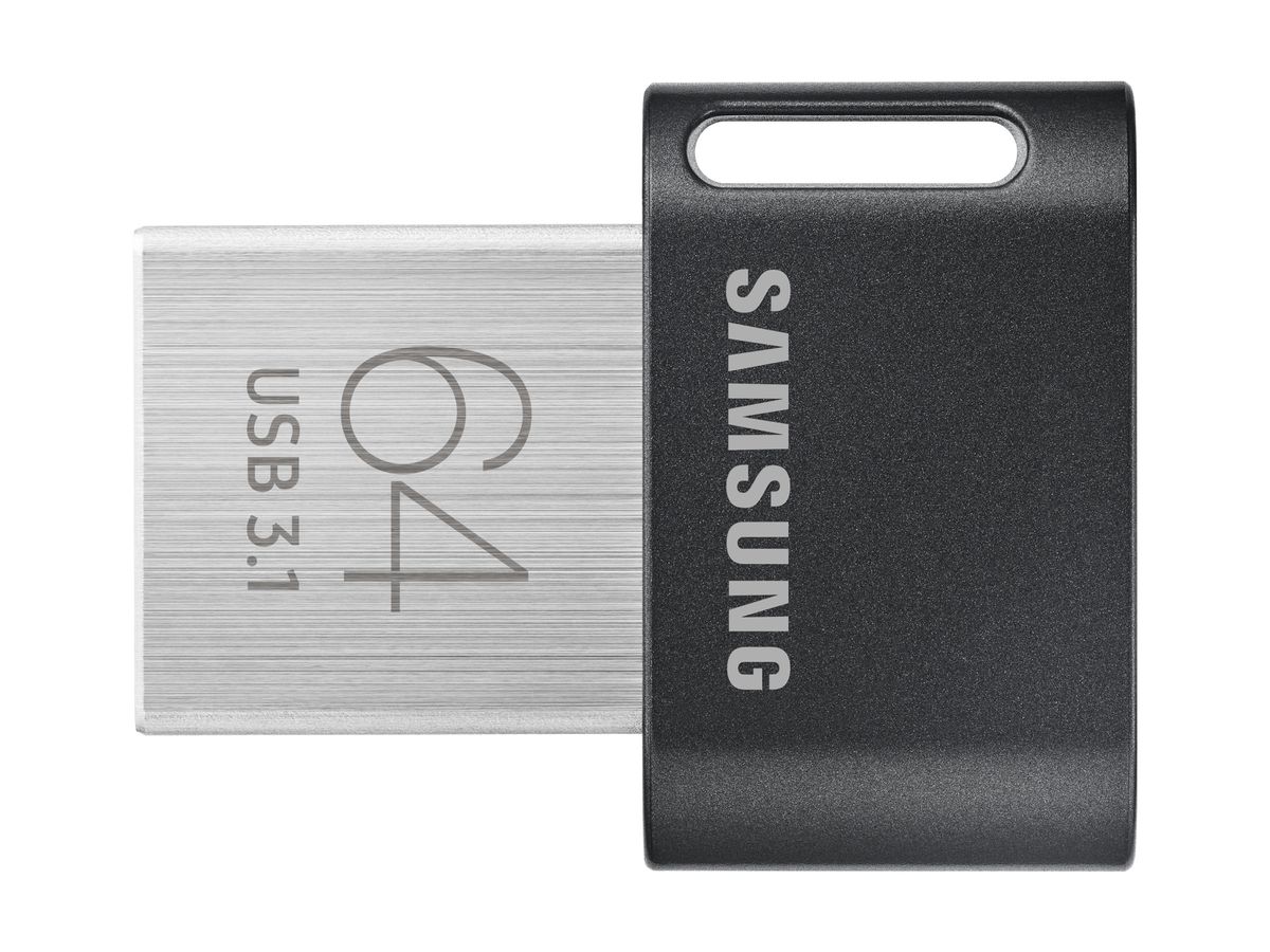 Samsung MUF-64AB lecteur USB flash 64 Go USB Type-A 3.2 Gen 1 (3.1 Gen 1) Gris, Argent