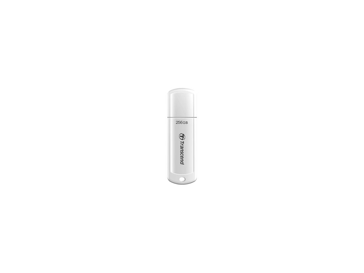 Transcend JetFlash 730 lecteur USB flash 256 Go USB Type-A 3.2 Gen 1 (3.1 Gen 1) Blanc