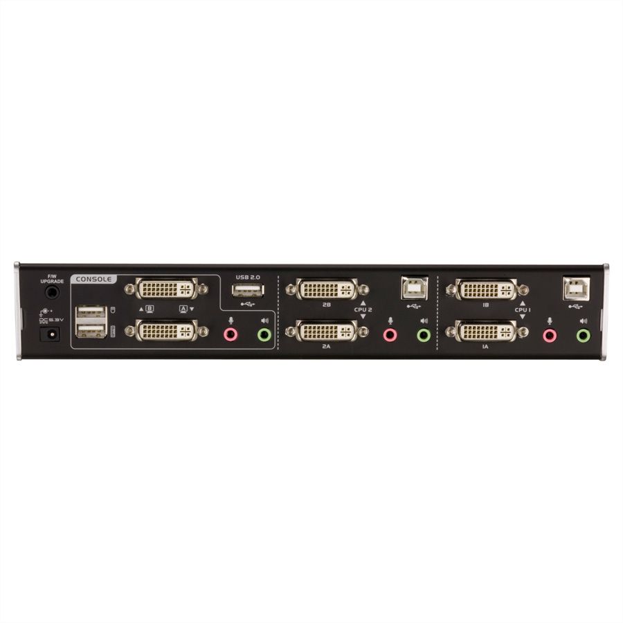 ATEN CS1642A Switch KVM Dual-View DVI, USB, Audio, USB-Hub, 2 ports