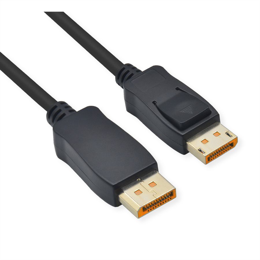 ROLINE Câble DisplayPort v2.1, 10K, DP M - DP M, noir, 2 m