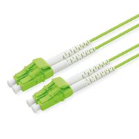 ROLINE Câble FO 50/125µm, LC/LC, OM5, LSOH, Low-Loss, vert, 2 m