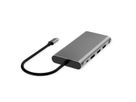 VALUE Station d'accueil USB type C, 2x HDMI (4K60 et 4K30), 1x DP 4K60, 1x VGA, 1x Gb Ethernet, 2x USB C, 2x USB A (3.2 Gen1 et USB 2.0, 1x type C PD