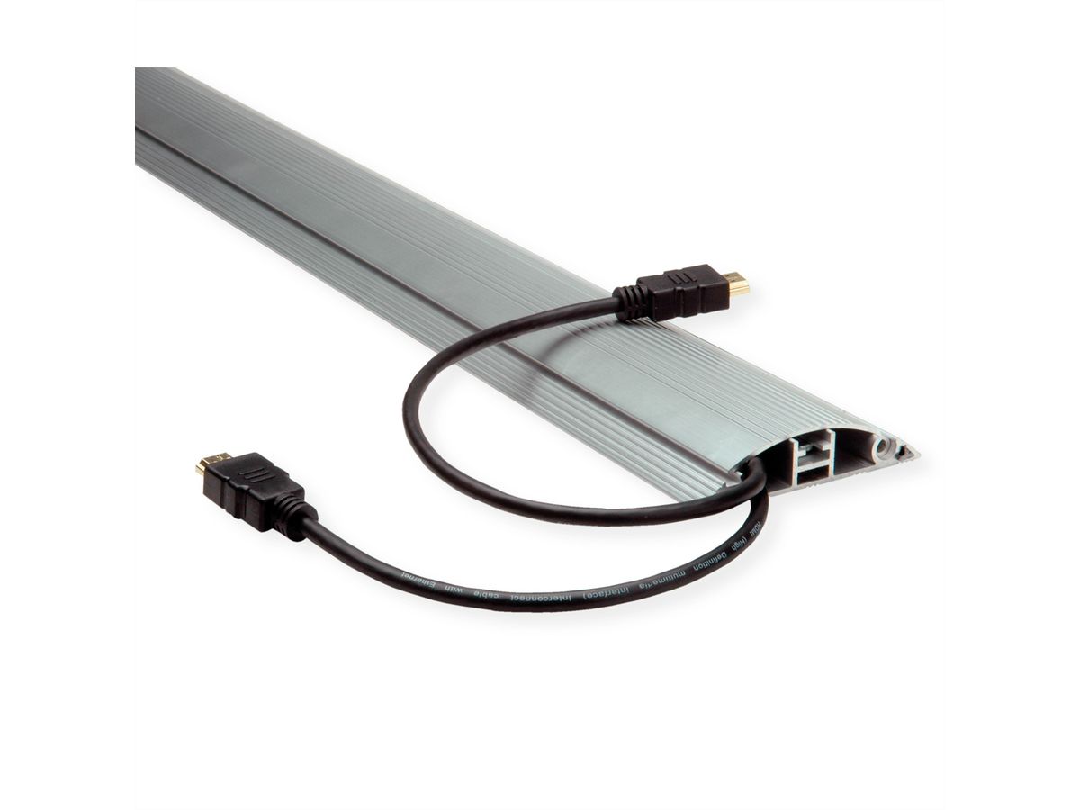 ROLINE Câble HDMI High Speed avec Ethernet, TPE, noir, 1 m