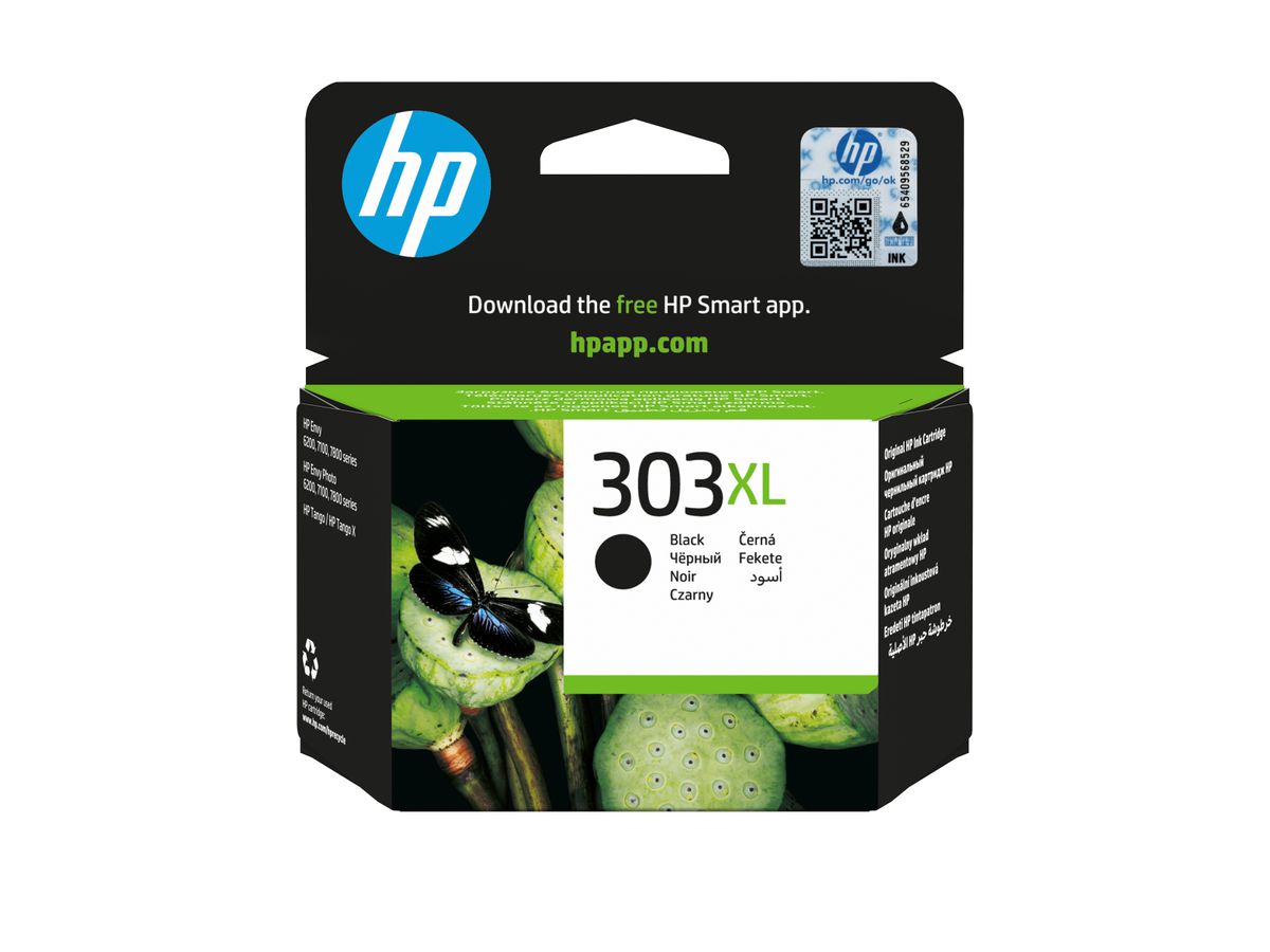HP 303XL High Yield Black Original 1 pièce(s) Rendement élevé (XL) Noir