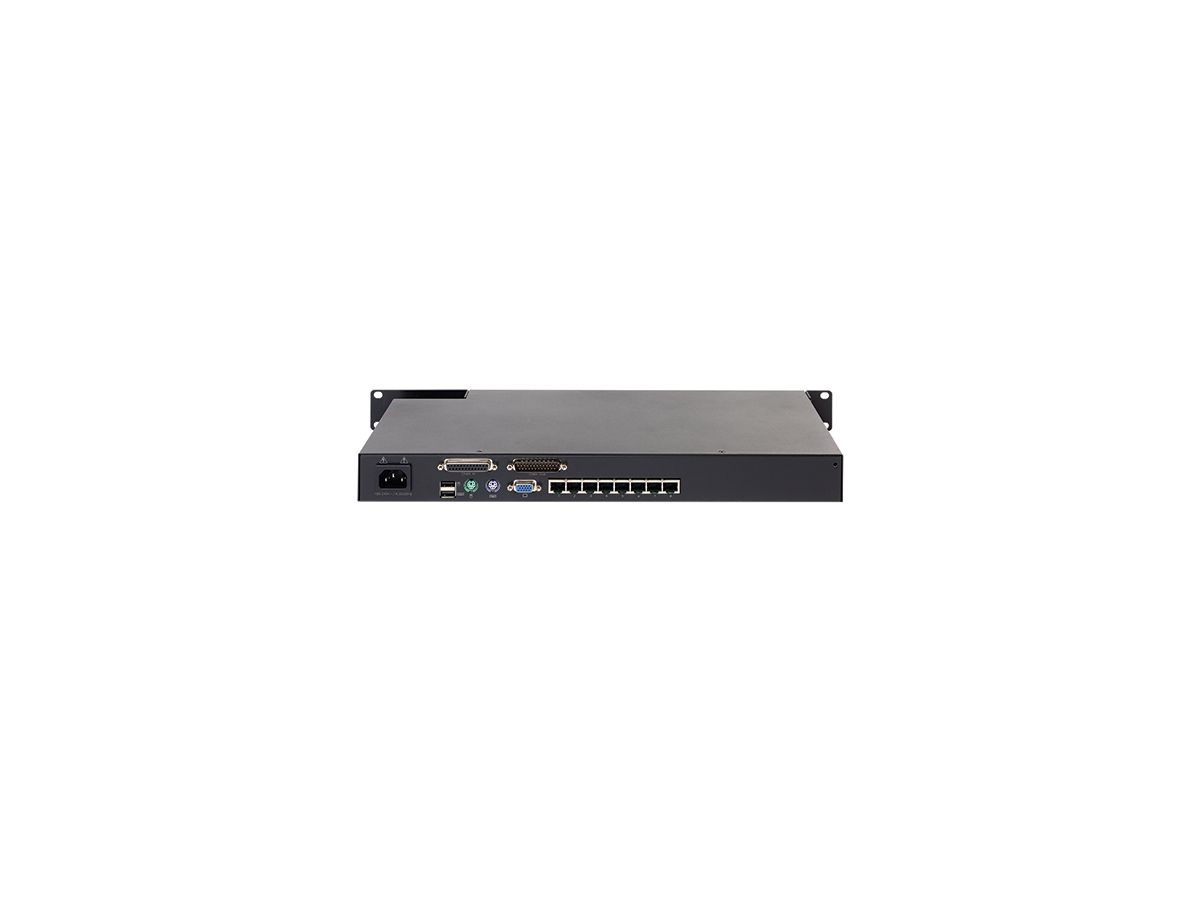 APC KVM0108A 1U Noir commutateur écran, clavier et souris