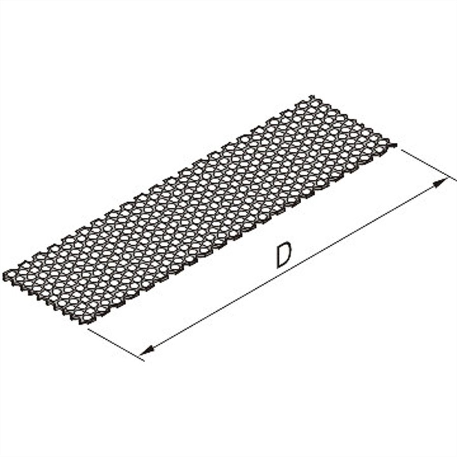 Plaque de recouvrement de l'unité enfichable SCHROFF, avec perforation, 10 CV, 227 mm