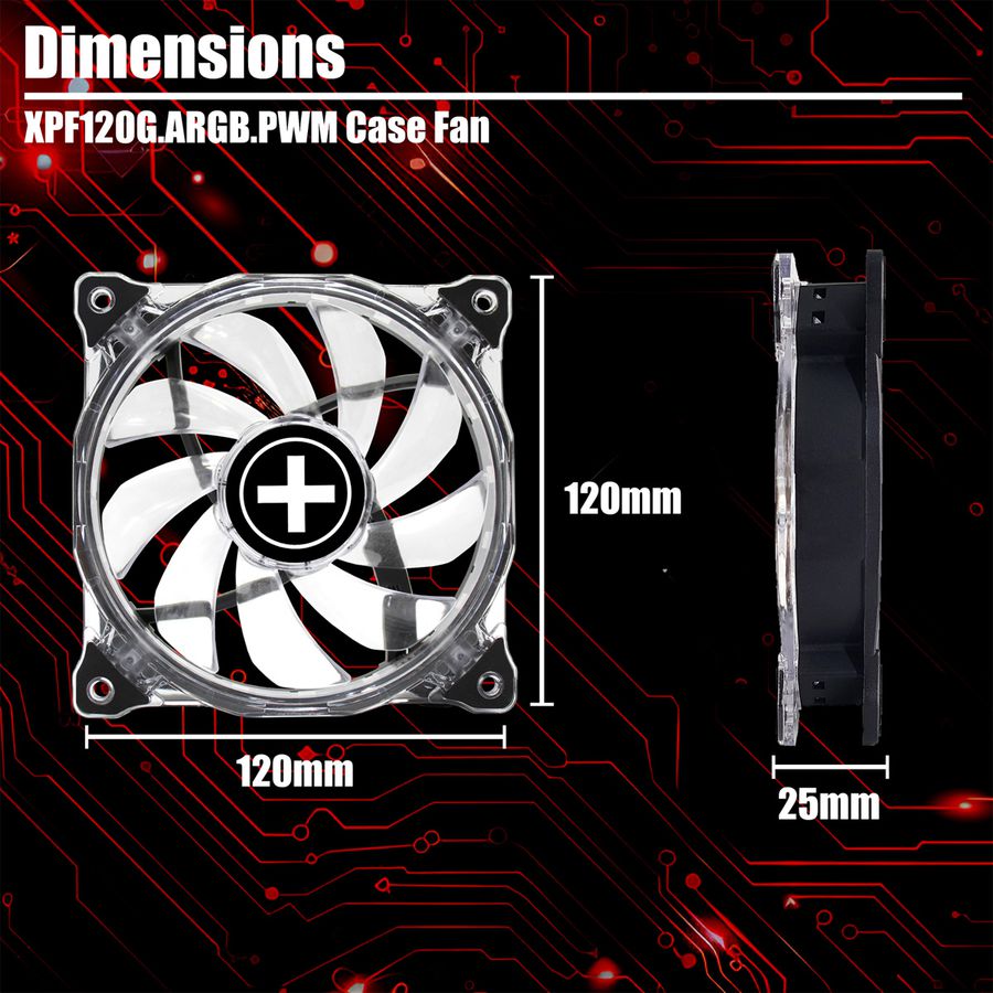 XILENCE XPF120G.ARGB.PWM Ventilateur