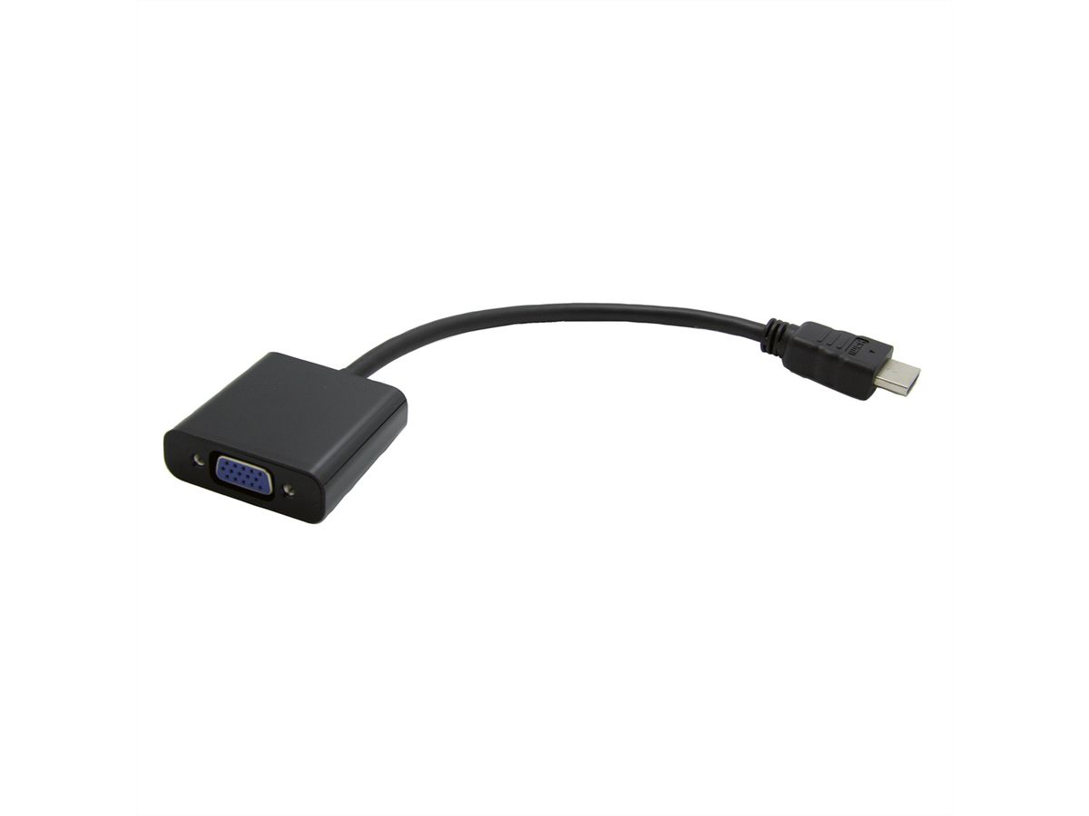 VALUE Câble adaptateur HDMI-VGA, HDMI M-VGA F