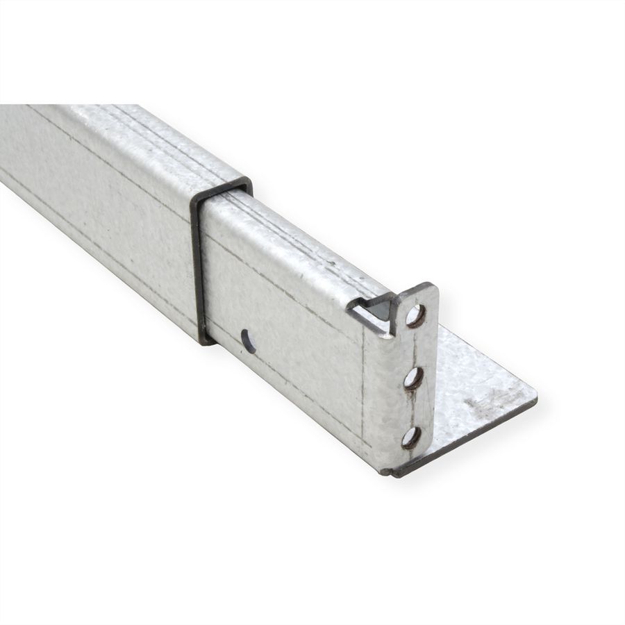 ROLINE Set de glissières à profondeur variable, 350 à 600mm avec le matériel de montage