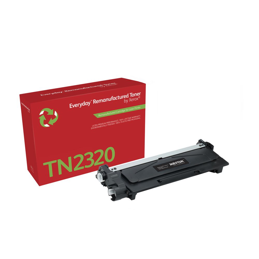 Remanufacturé Everyday Toner Noir de Xerox pour Brother TN2320, Haute capacité