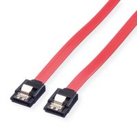 VALUE Câble SATA 6.0 Gbit/s pour disques durs, fermoir à cliquet, 0,5 m