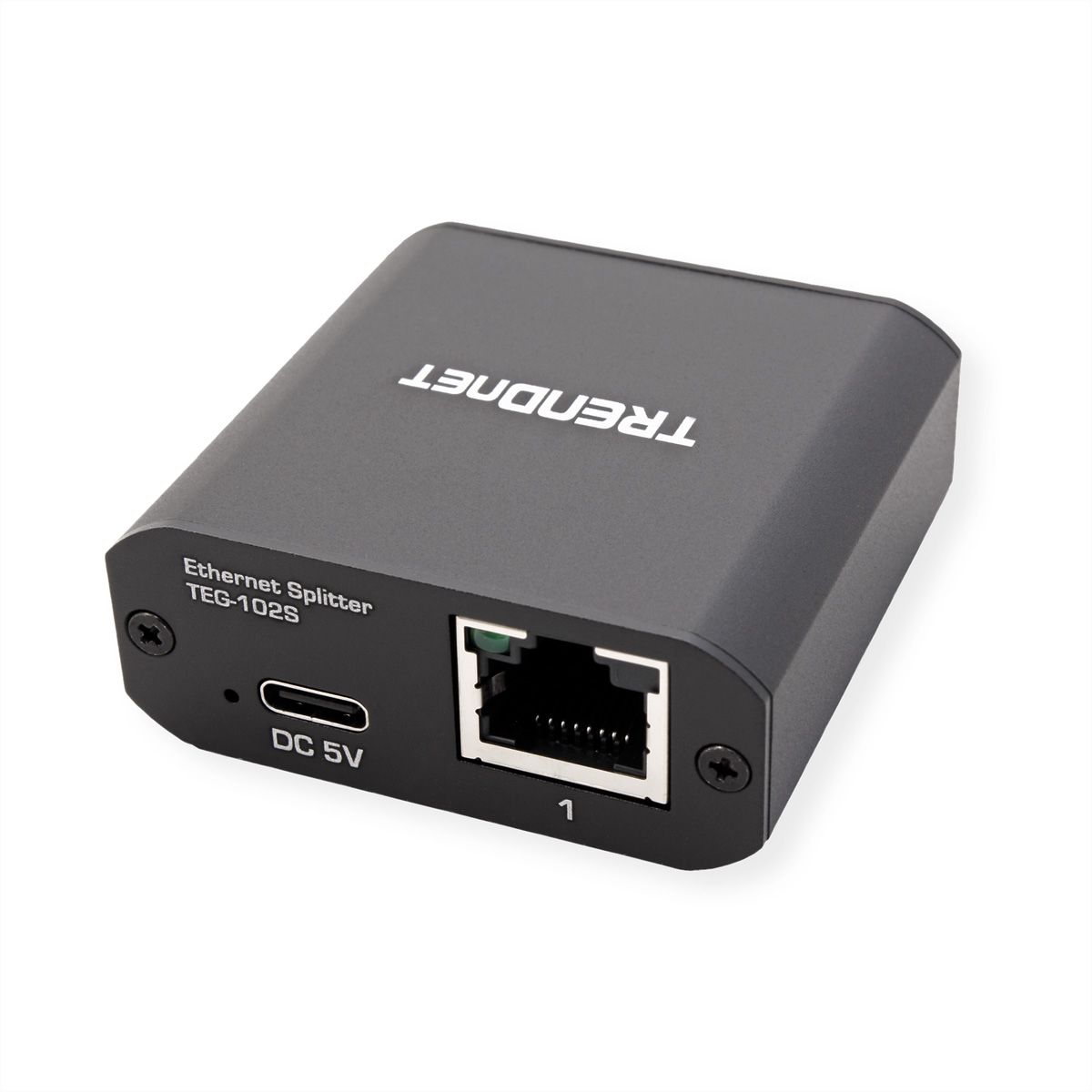 TRENDnet TEG-102S Répartiteur Gigabit à 2 ports avec alimentation USB de type C