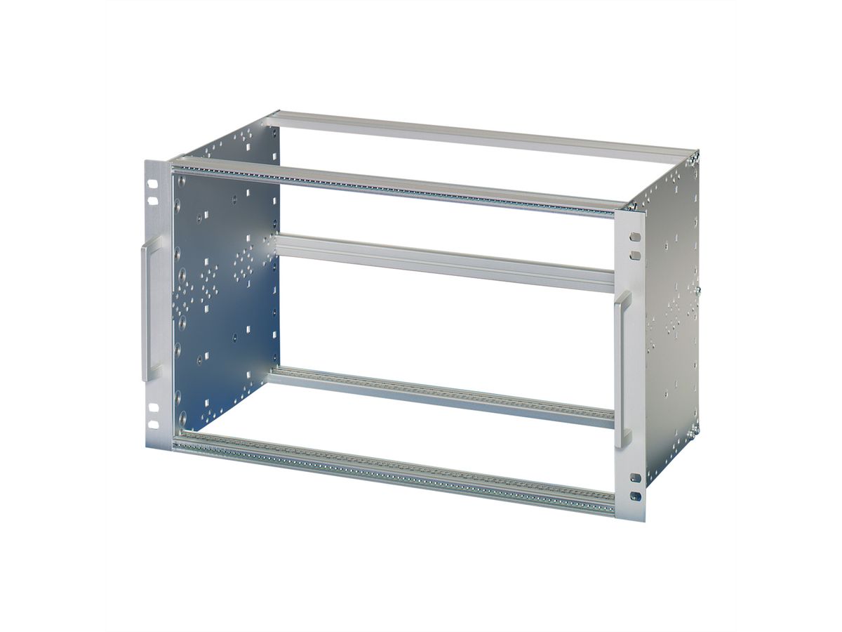 SCHROFF EuropacPRO 19" Subrack Kit pour chemin de fer, blindage rétrofit, EN 50155, 6 U, 84 CV, 235 mm