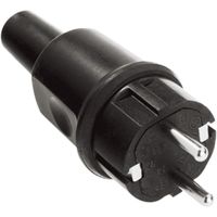 BACHMANN Connecteur caoutchouc noir, Type442