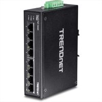 TRENDnet TI-PG80 Switch Rail DIN PoE+ Gigabit industriel renforcé à 8 ports
