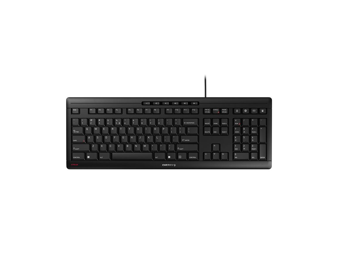 CHERRY STREAM JK-8500 Clavier USB QWERTY noir