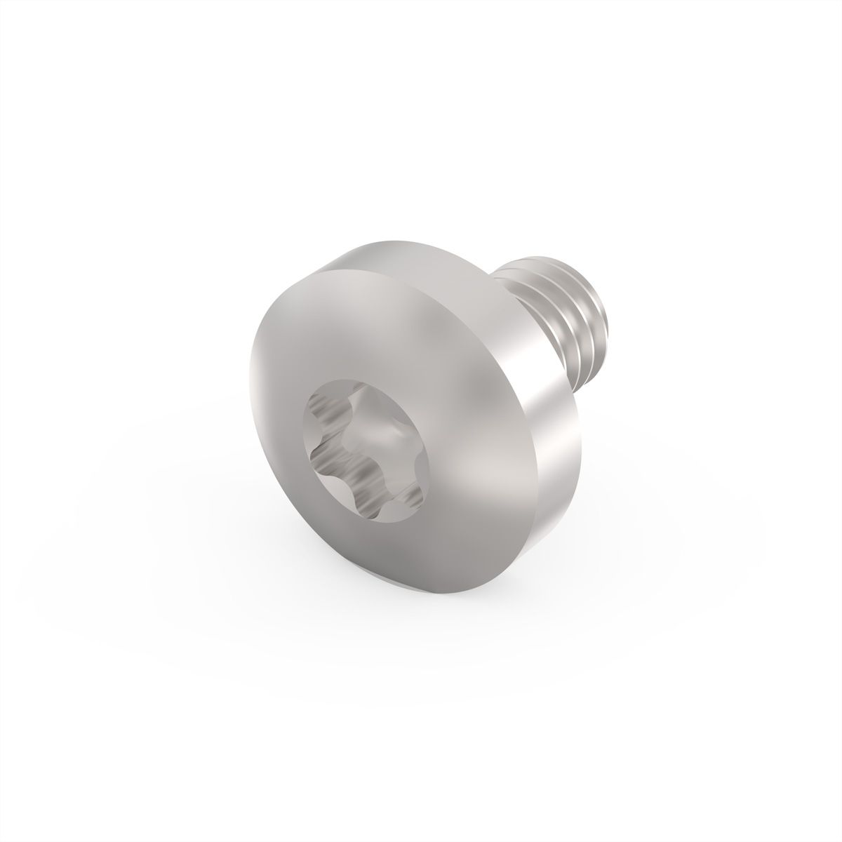 Vis à tête cylindrique de SCHROFF, Torx, fonction GND, acier zingué, M4 × 6 mm, 100 pièces