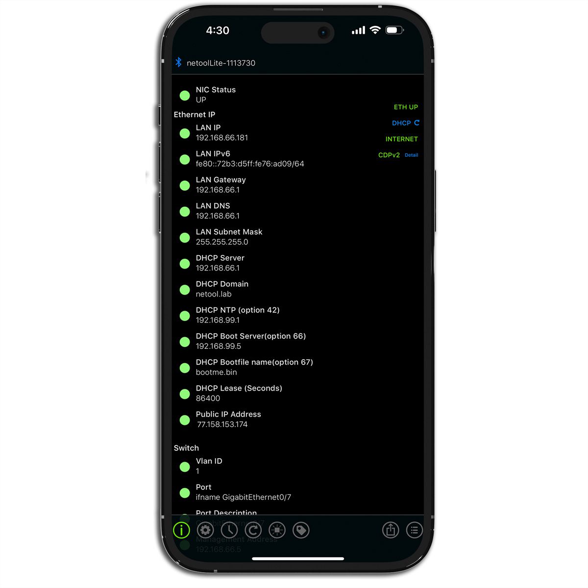 NetPeppers netool.io Lite Testeur de réseau intelligent