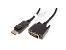 VALUE Câble DisplayPort DP M - DVI-D M, noir, 1,5 m