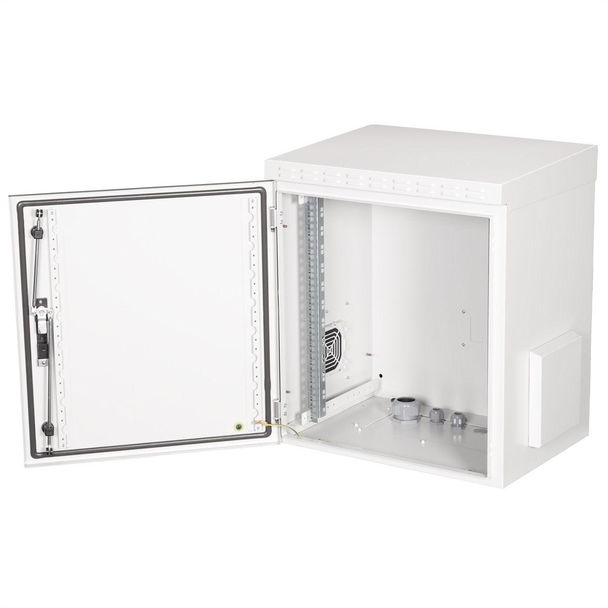 ROLINE 19" Boîtier mural Pro 12U, 600x450 LxP IP55 outdoor gris