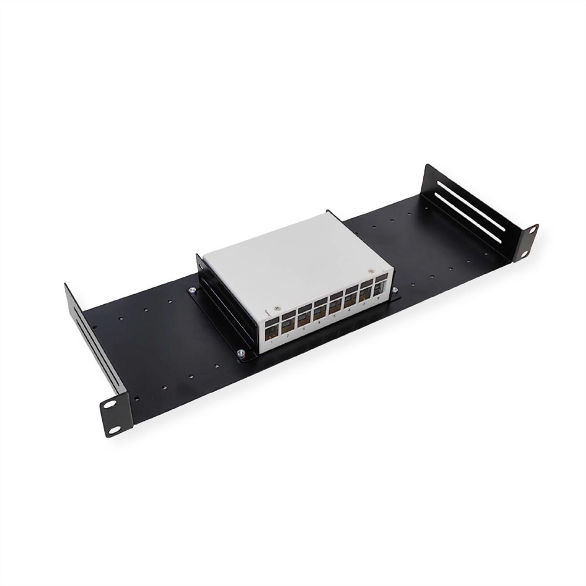 VALUE Etagère 19" avec 2 séparations amovibles, noir