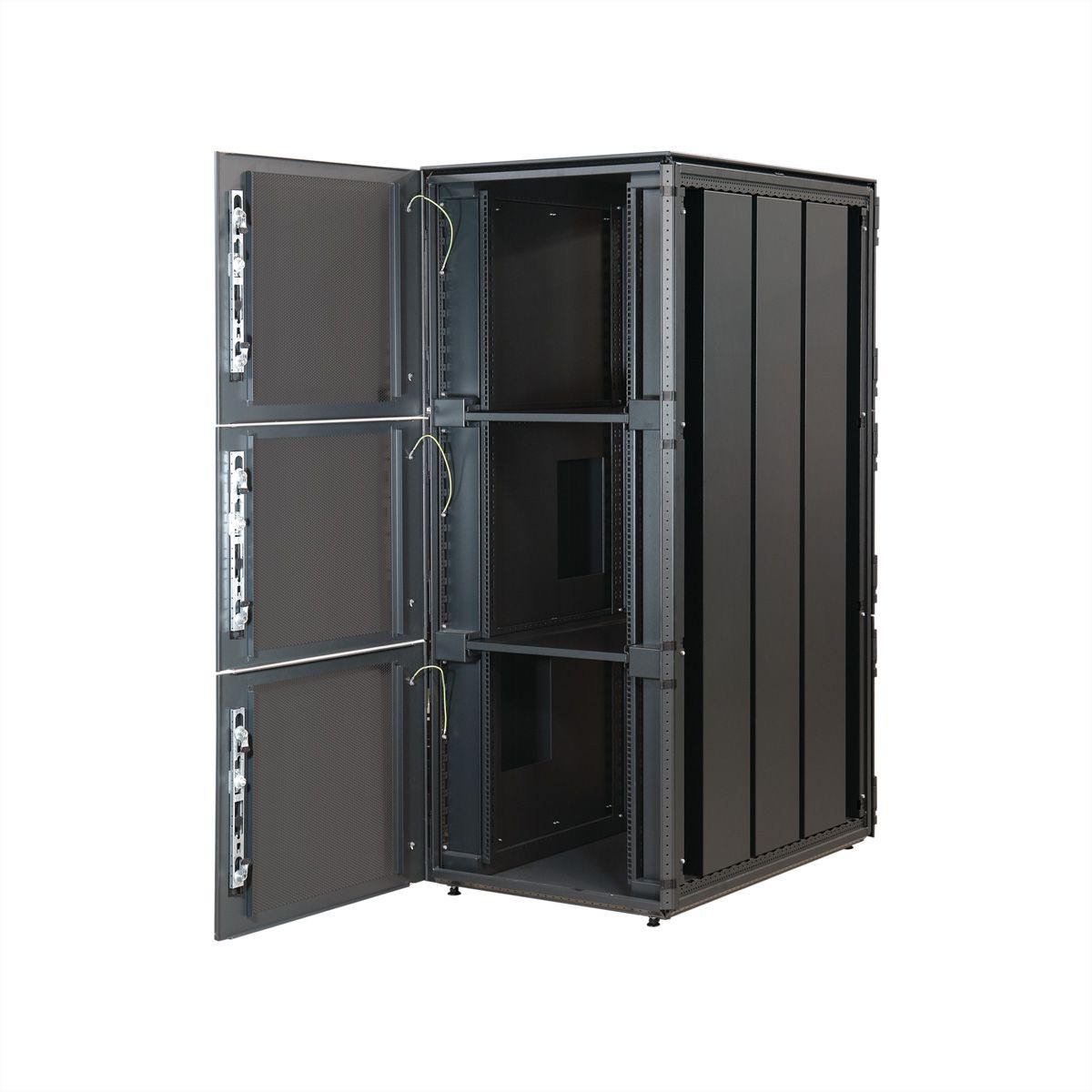SCHROFF Varistar Colocation Cabinet, RAL 7021, 3 compartiments, 47 U, 2200H, 600W, 1000D