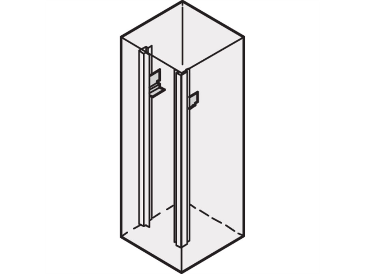 SCHROFF Glissières courtes 15KG (10X)