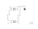 METZ CONNECT M12 connecteur codage X IP67, confectionner sur site