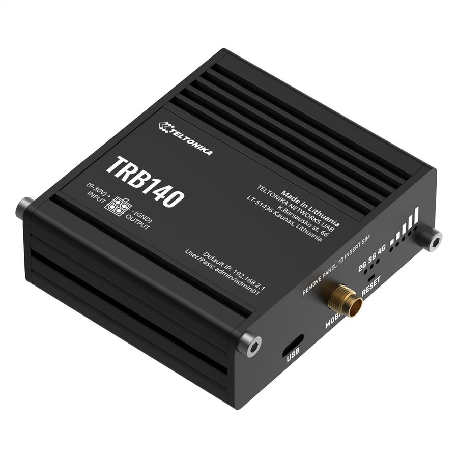 TELTONIKA TRB140 LTE/4G/3G/2G rugged Industrie Gateway