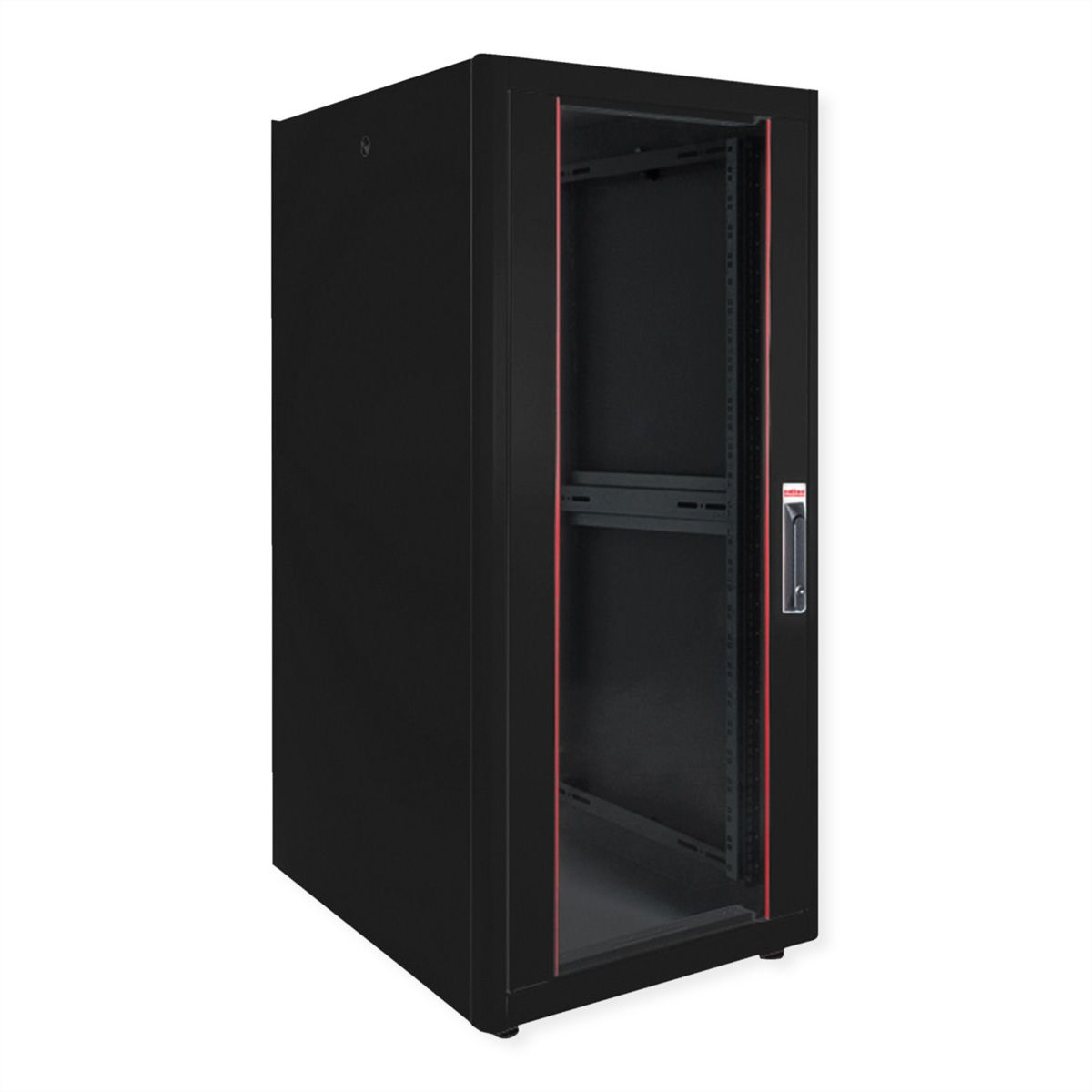 ROLINE 19" Baie réseau Basic 32U, 600x600 LxP Porte verre noir