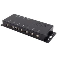 EXSYS EX-1177-2S Hub USB 2.0 à 7 ports, protection contre les surtensions ESD 15 kV