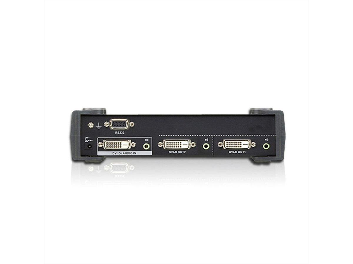 ATEN VS172 Distributeur DVI Dual Link audio/vidéo, double
