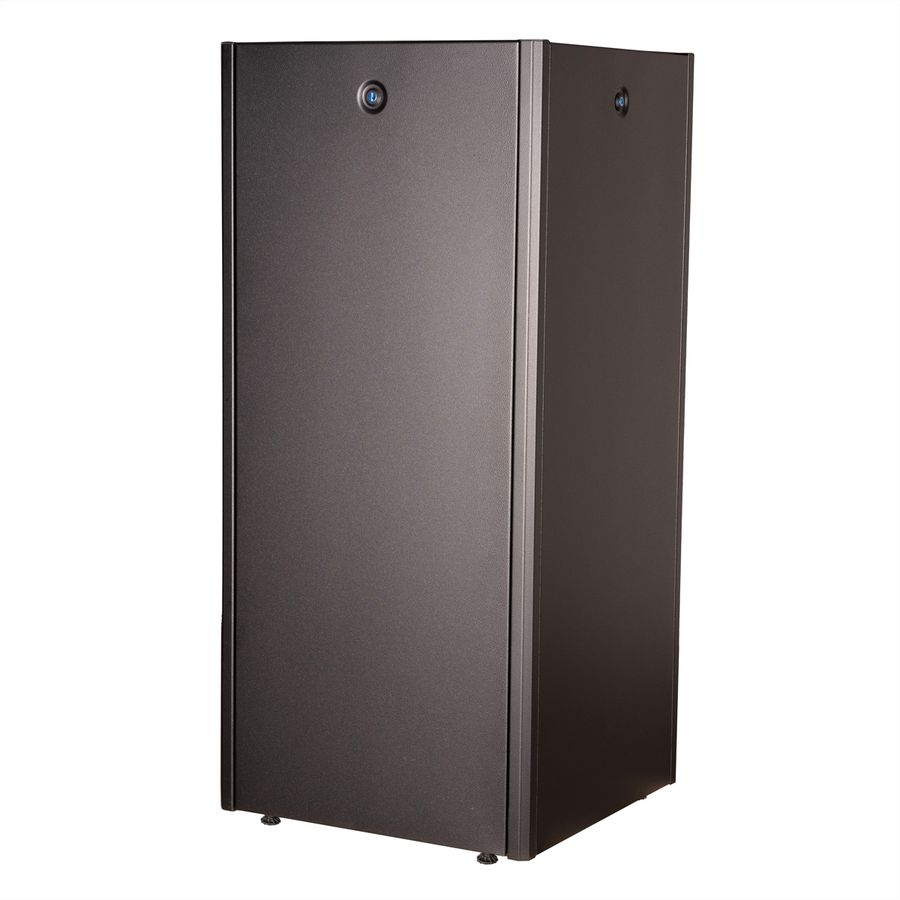 ROLINE 19" Baie réseau Basic 26U, 600x800 LxP Porte verre noir
