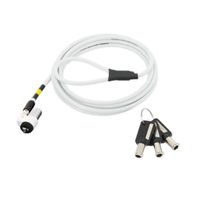 Mobilis 001325 câble antivol Blanc 1,8 m