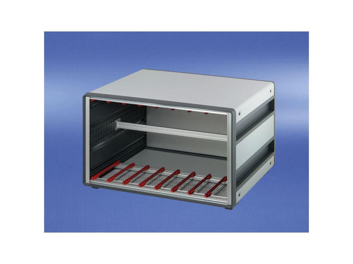 SCHROFF CompacPRO Coffret de bureau non blindé, 6 U, 84 HP, 391 mm