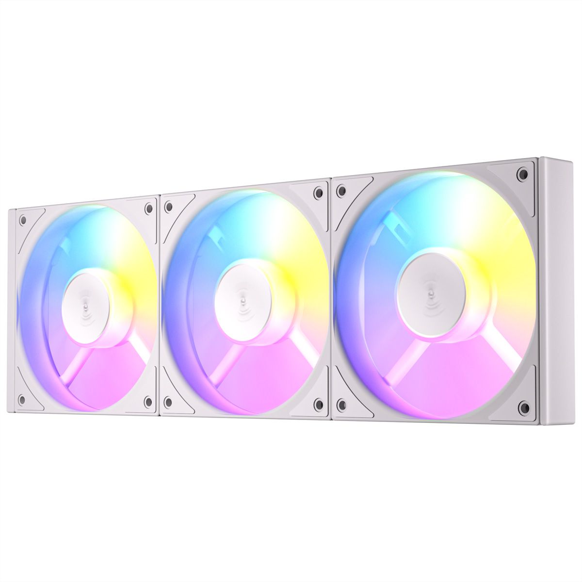 ANTEC C120R ARGB White Ventilateur de boîtier PC, pack de 3, blanc
