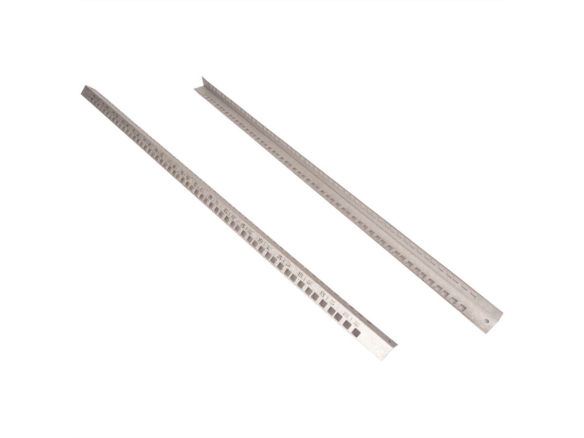 ROLINE 19" Kit de rails profilés ROLINE 15 U, pour boîtier mural Basic