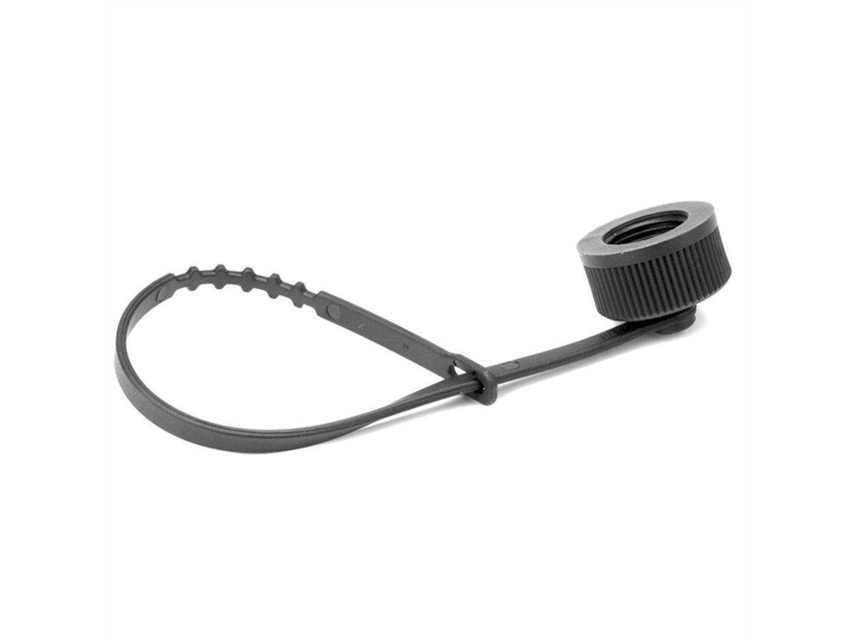 TELEGÄRTNER STX M12x1 Capuchon de protection de connecteur mâle, avec lacet