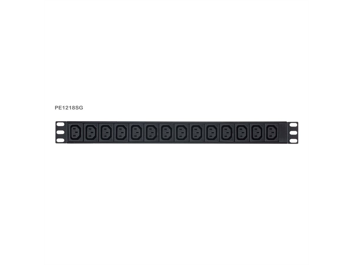 ATEN PE1218SG PDU 1U de base avec mesure et protection contre les surtensions