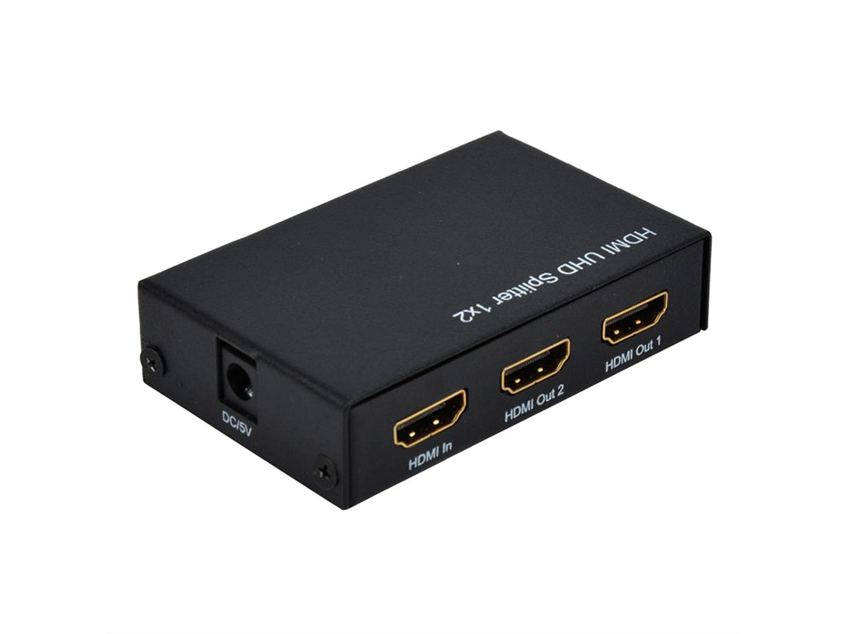 ROLINE Distributeur HDMI 4K, 2 ports