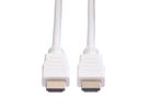 VALUE Câble HDMI High Speed avec Ethernet, blanc, 2 m