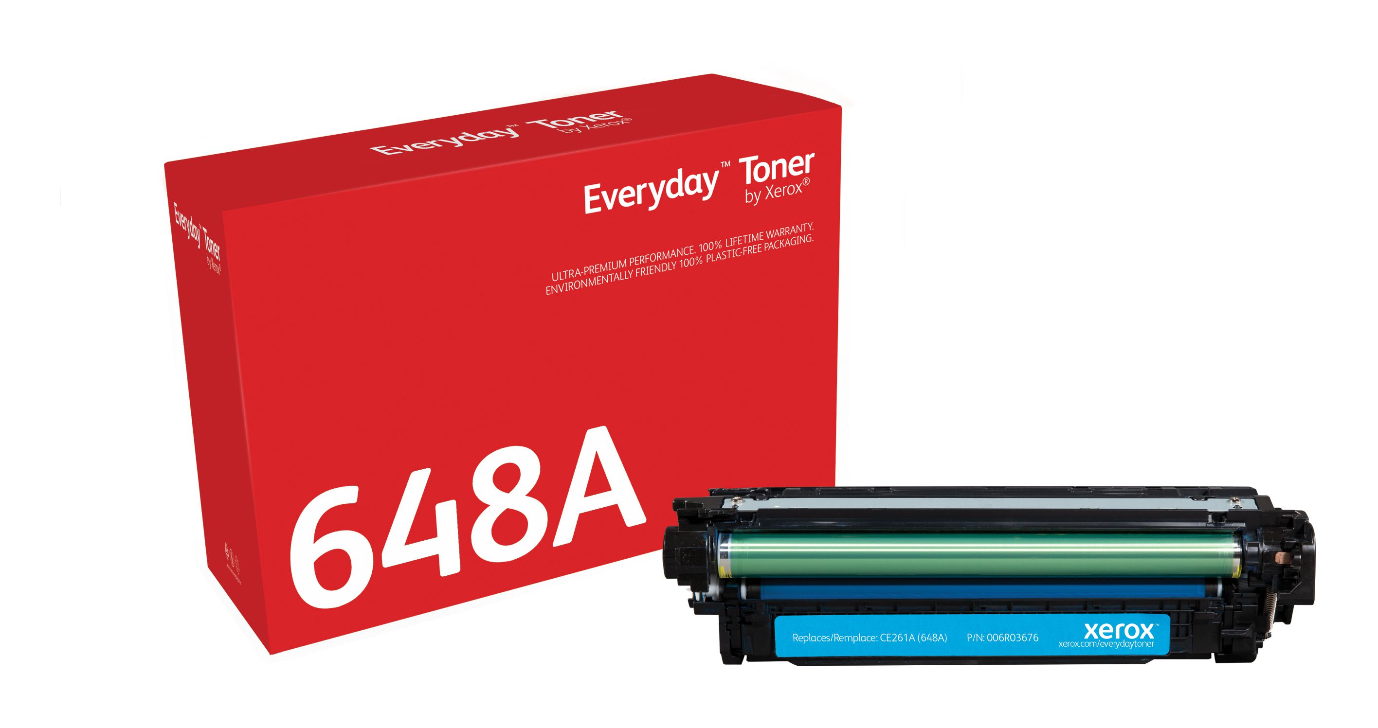 Everyday Toner Cyan ™ de Xerox compatible avec HP 648A (CE261A), Capacité standard