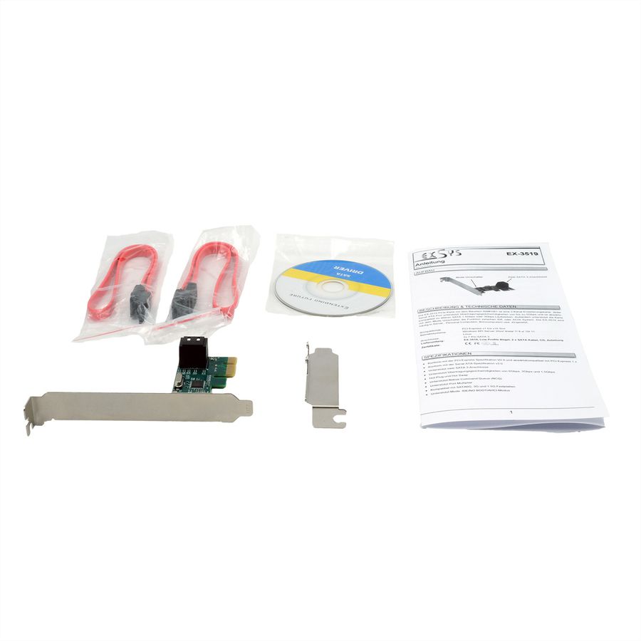 EXSYS EX-3519 EX-3519 Contrôleur PCIe SATA3
