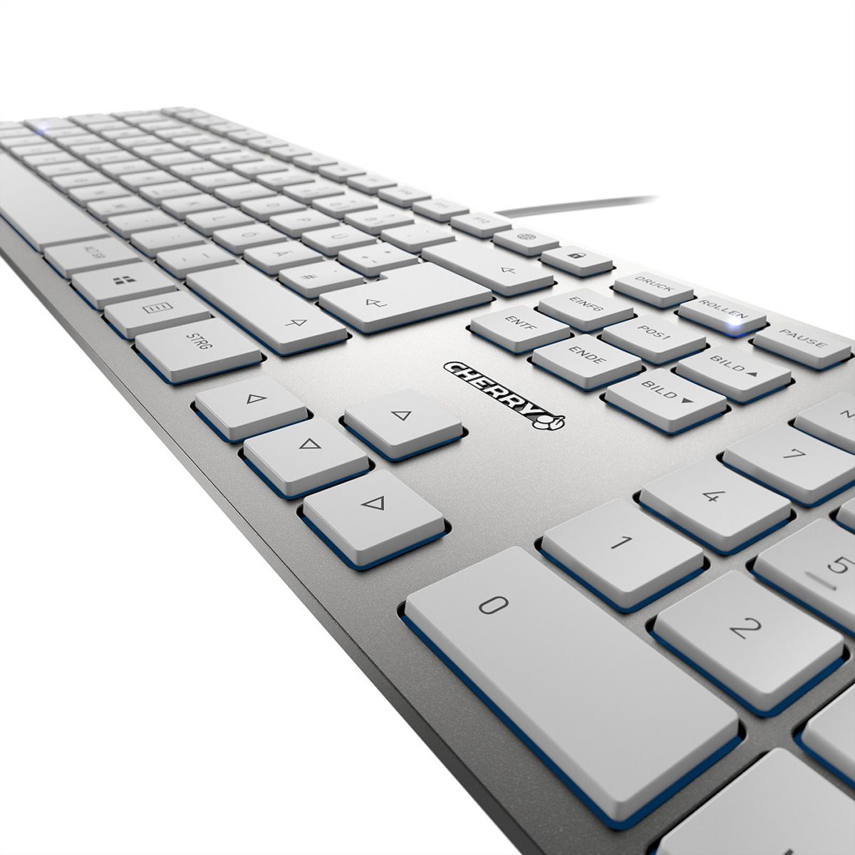CHERRY KC 6000 Clavier Slim, gris