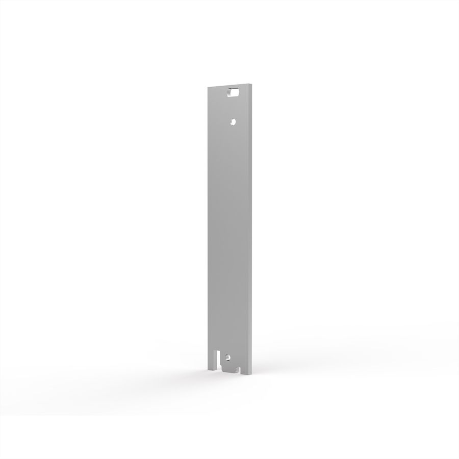 SCHROFF Unité enfichable, face avant, non blindée, pour IEL, IET, Type 2 poignée, 3 U, 4 HP, 2,5 mm, alu, anodisé avant, conducteur arrière