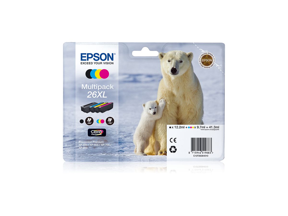 Epson Cartouche "Ours Polaire" - Encre Claria Premium MP (XL)
