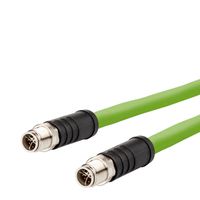 METZ CONNECT Câble Ethernet industriel M12 M/M, codage X, 10 m