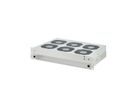 Déflecteur d'air SCHROFF 1 U pour plateau de ventilation 19", 6 ventilateurs, face avant pleine, 330 mm, RAL 9005