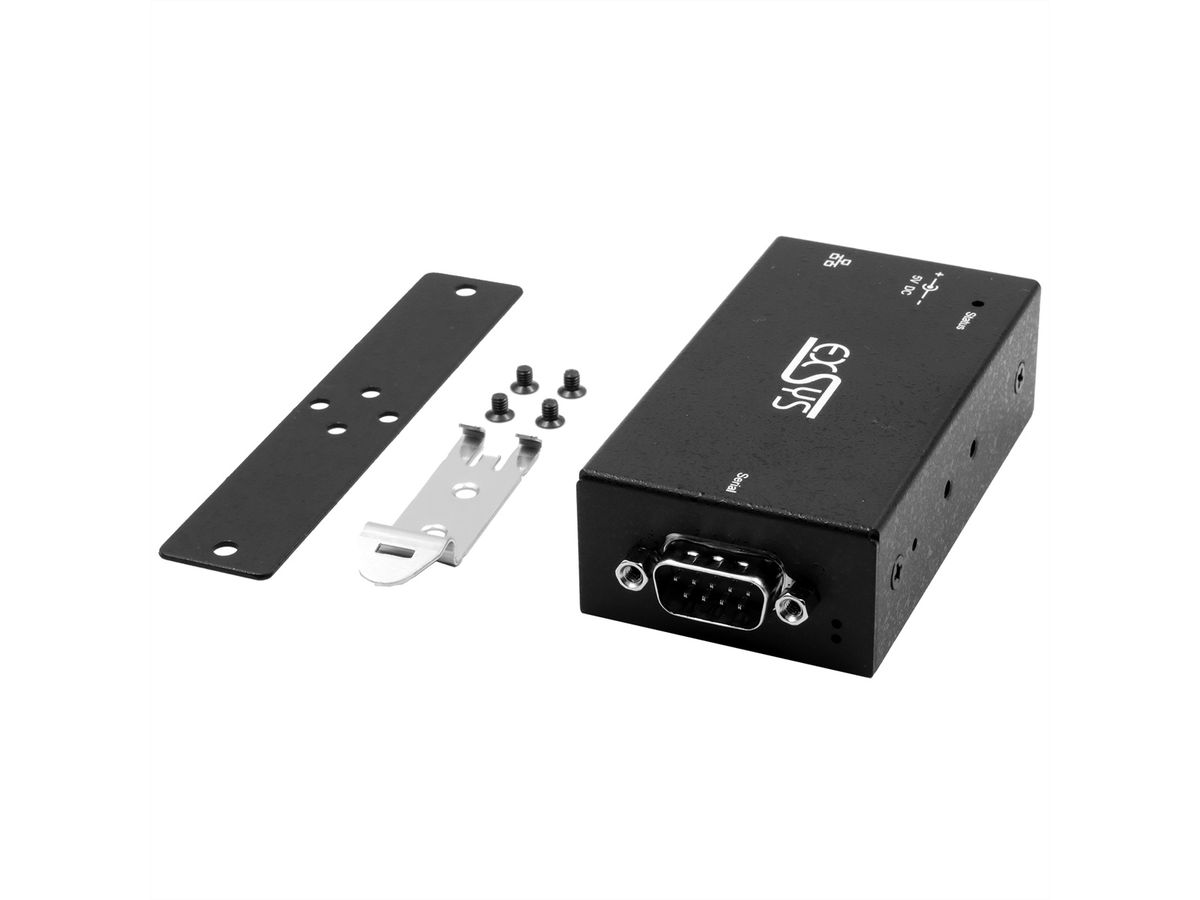 EXSYS EX-6111-2 Ethernet vers 1x RS-232, avec adaptateur secteur